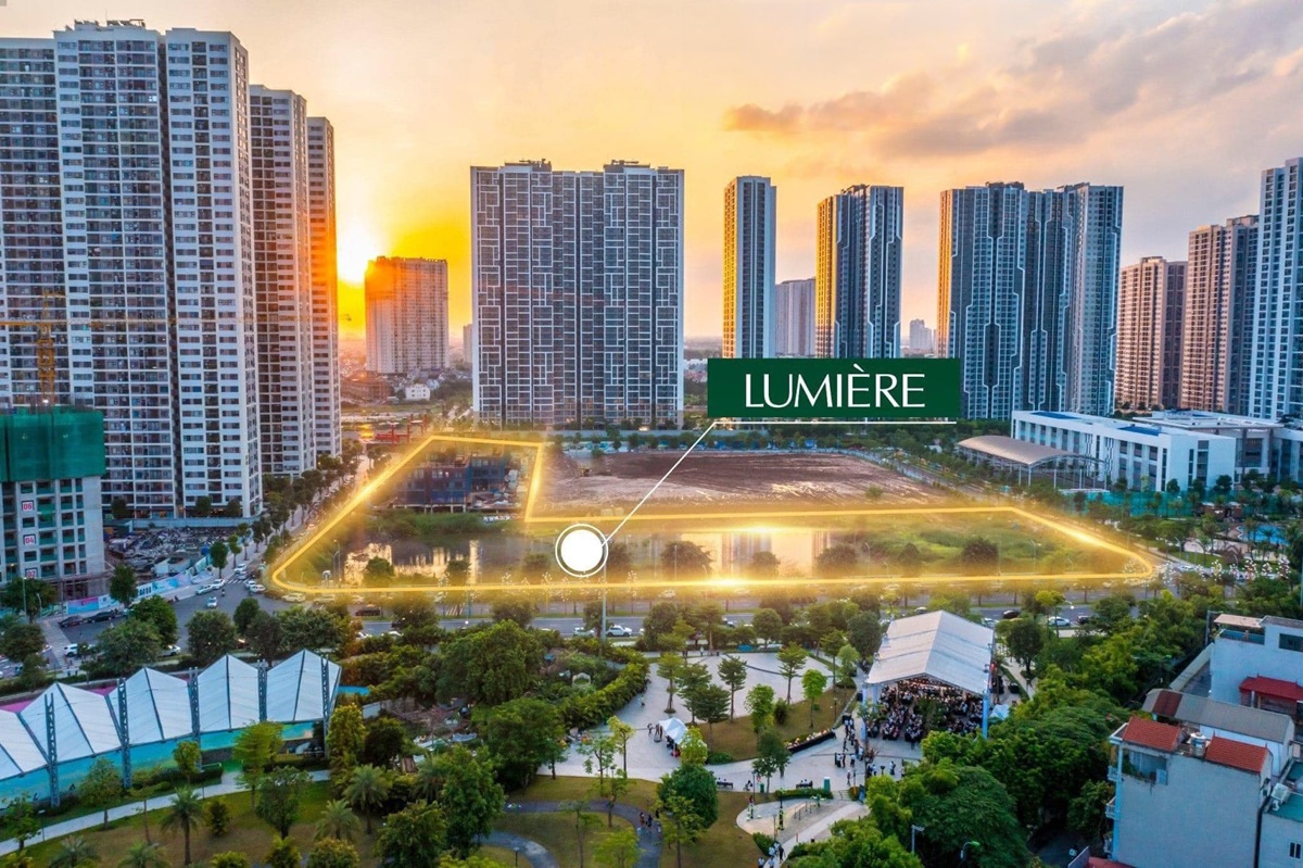 Lumiere Smart City nằm tại trung tâm đại đô thị Vinhomes Smart City